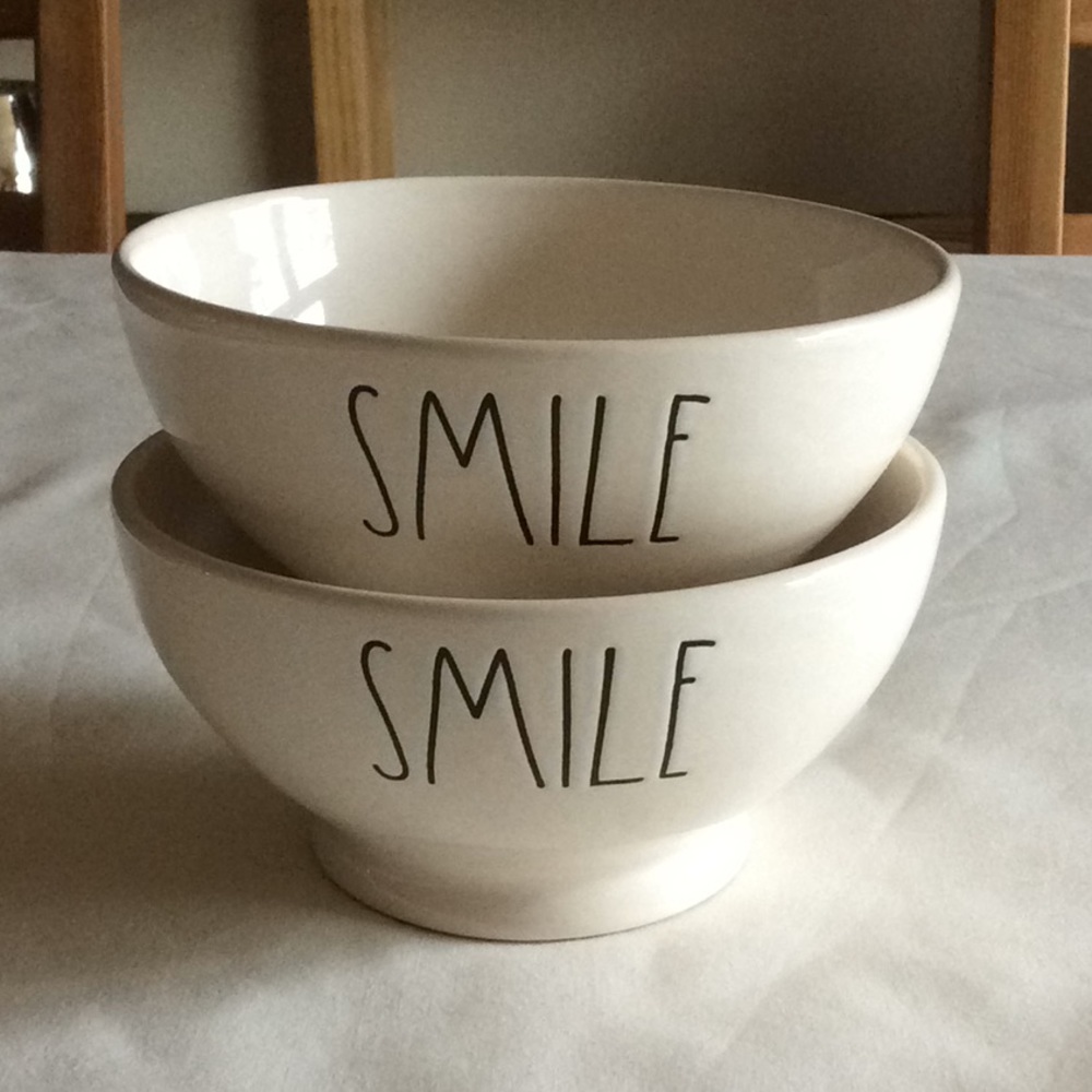 Rae Dunn “Smile” Bowls